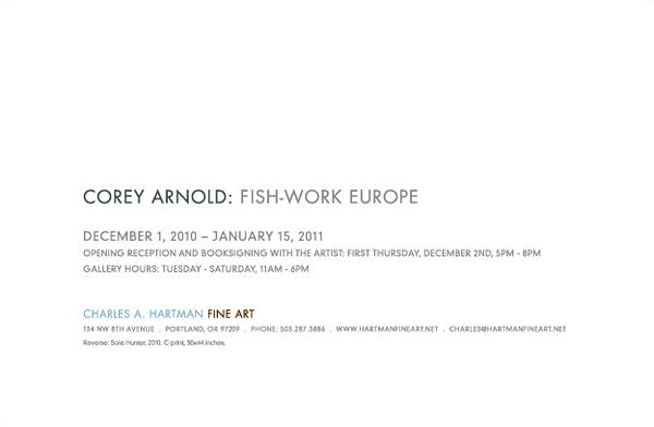 Charles A Hartman, Corey Arnold, Fish-Work Europe