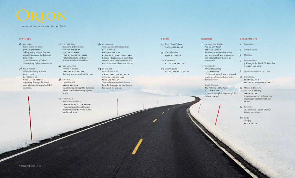 Finnmark Road in Orion Magazine - photo by Corey Arnold